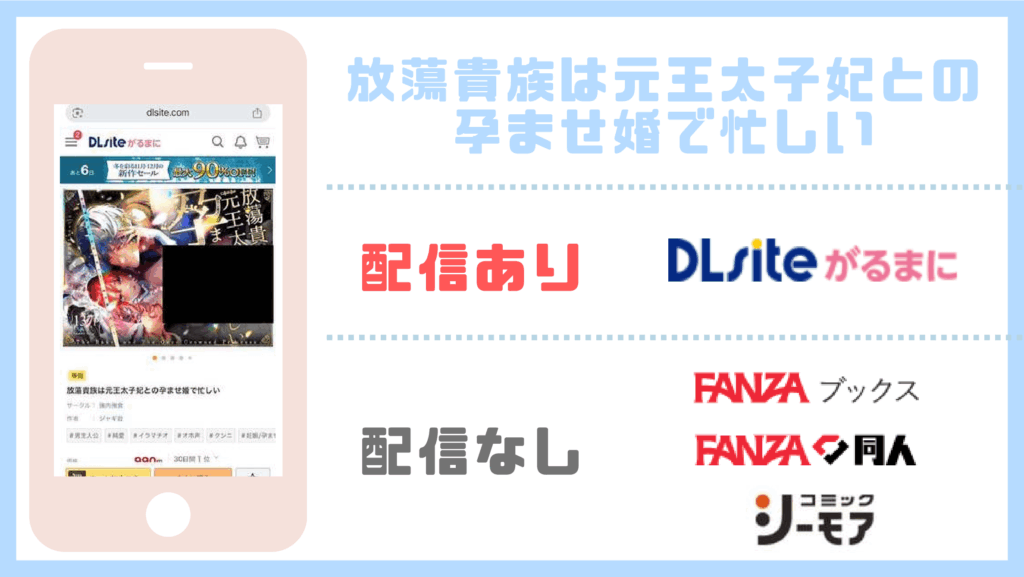 放蕩貴族は元王太子妃との孕ませ婚で忙しい配信状況