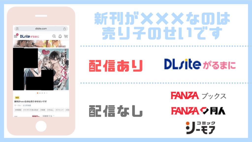 新刊が×××なのは売り子のせいです配信状況